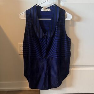 Stella McCartney Navy Striped Blouse